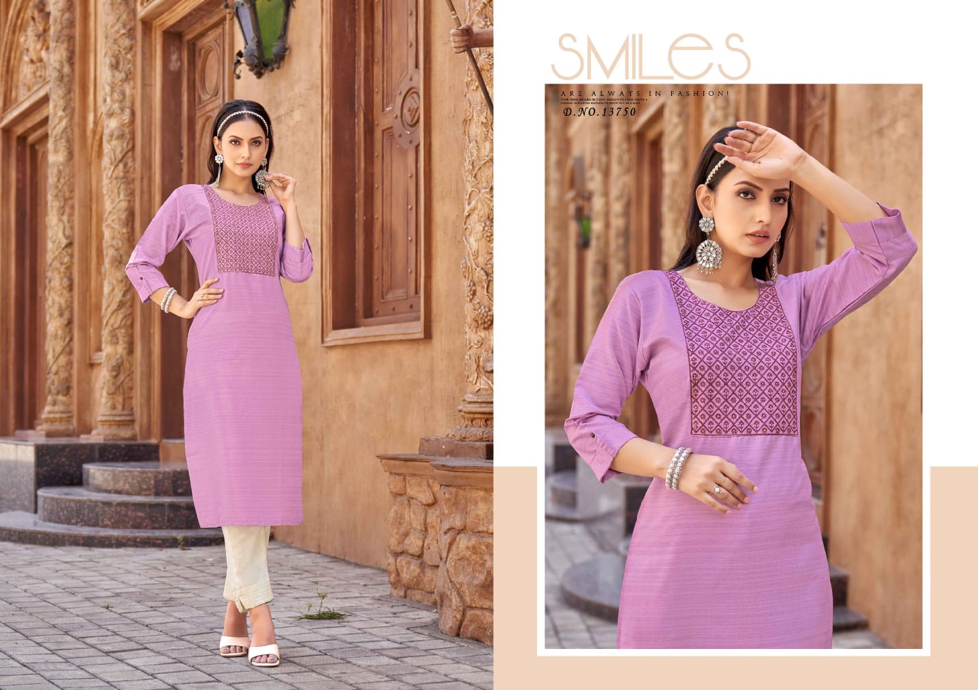 Vanessa By Kalaroop Long Kurti With Bottom Catalog